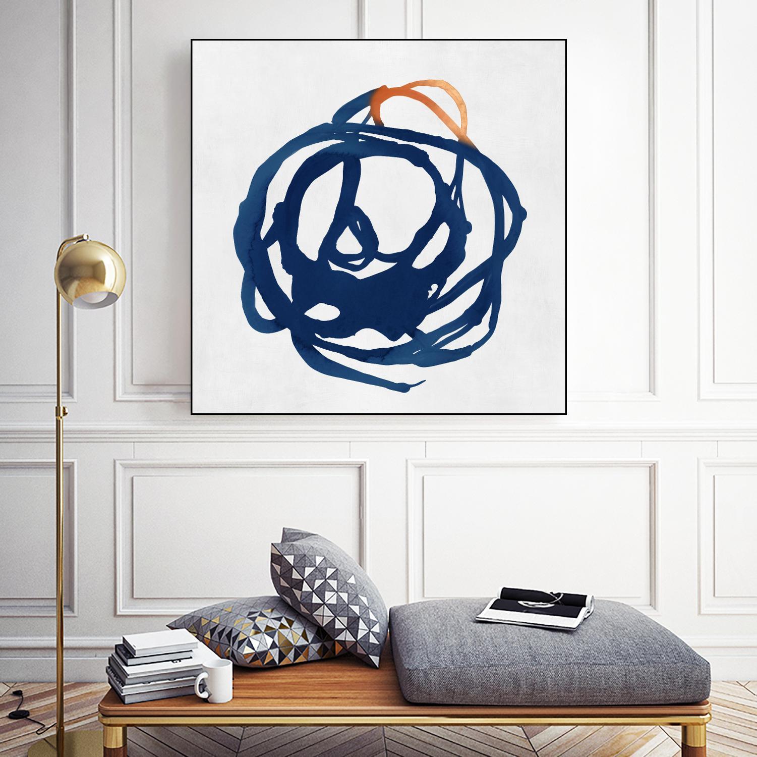 Luminous Orange I by PI Studio on GIANT ART - orange abstract abstract