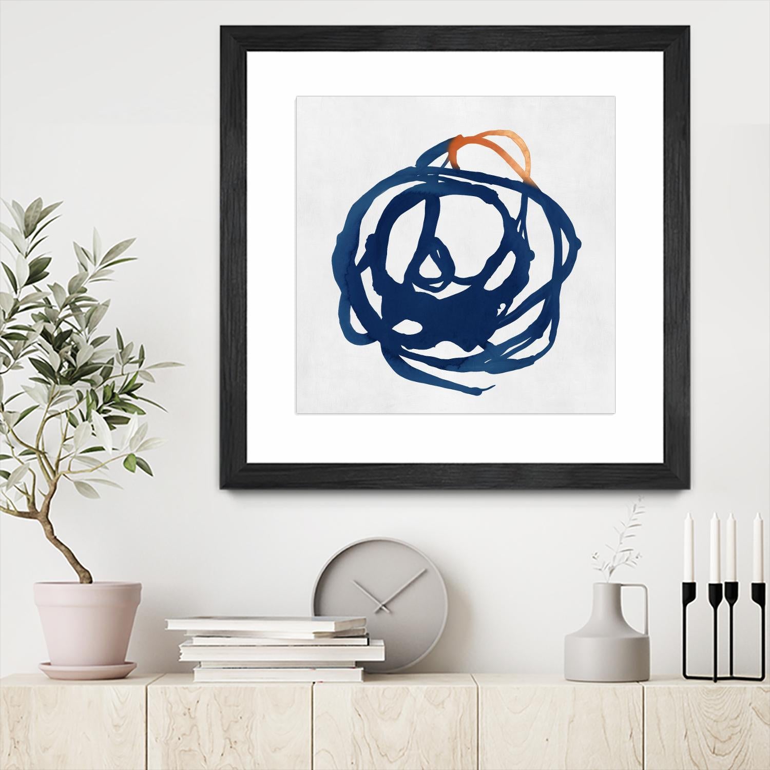 Luminous Orange I by PI Studio on GIANT ART - orange abstract abstract