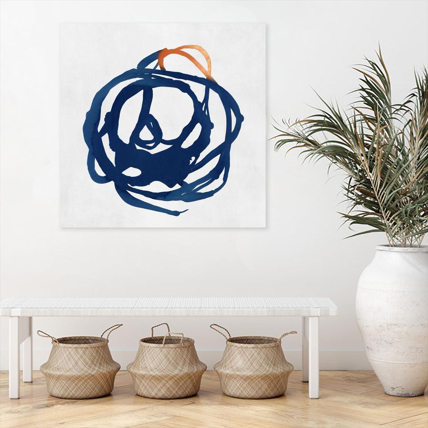 Luminous Orange I by PI Studio on GIANT ART - blue abstract abstract