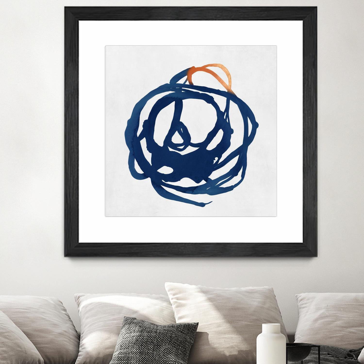 Luminous Orange I by PI Studio on GIANT ART - orange abstract abstract