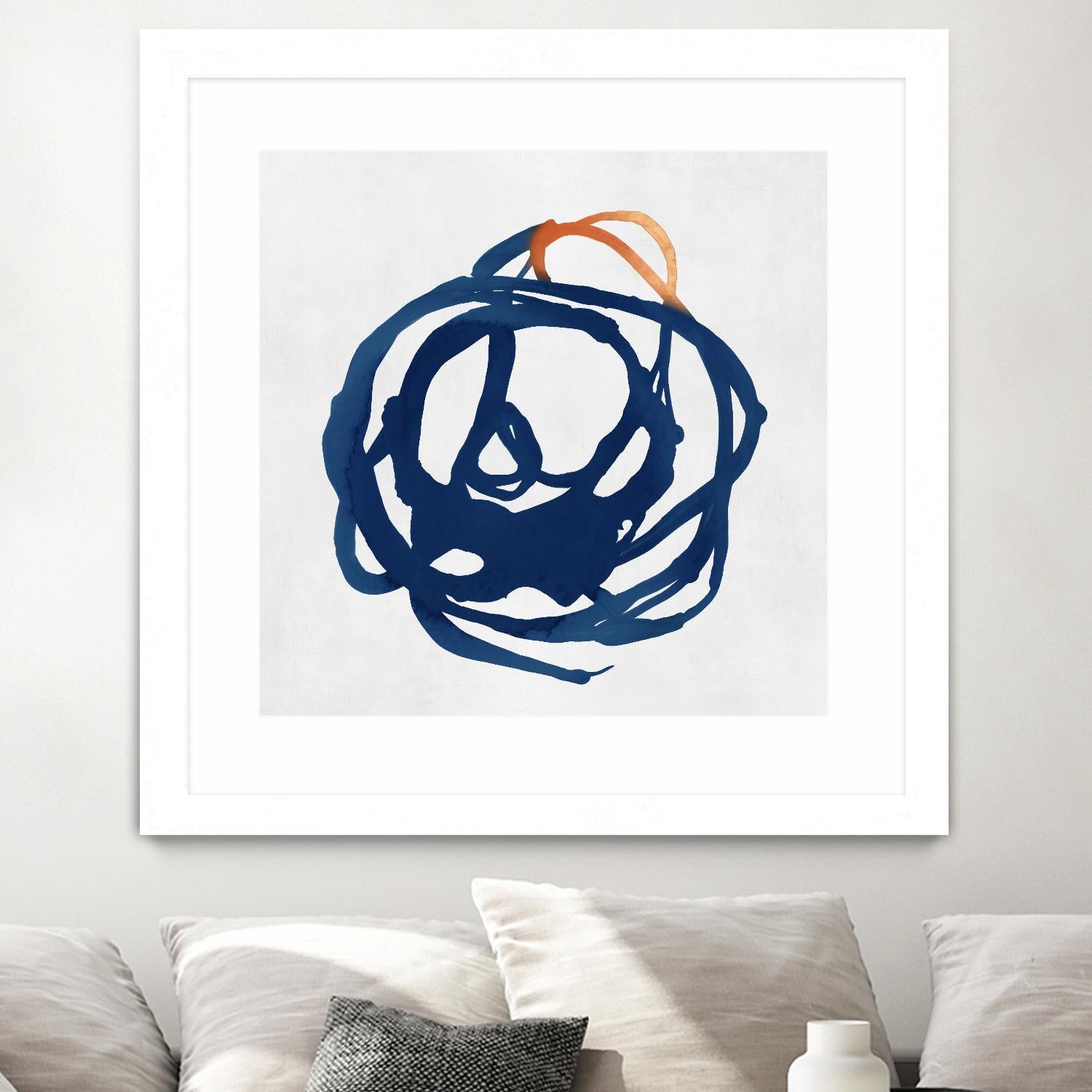 Luminous Orange I by PI Studio on GIANT ART - orange abstract abstract