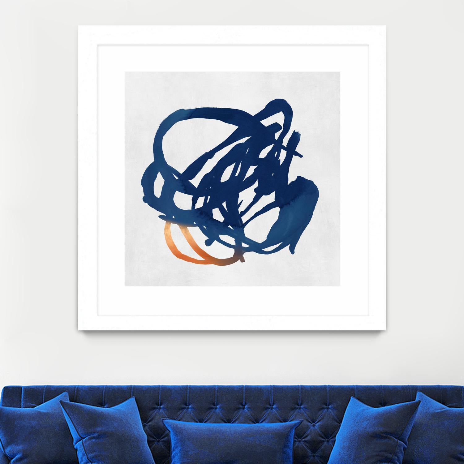 Luminous Orange II by PI Studio on GIANT ART - orange abstract abstract