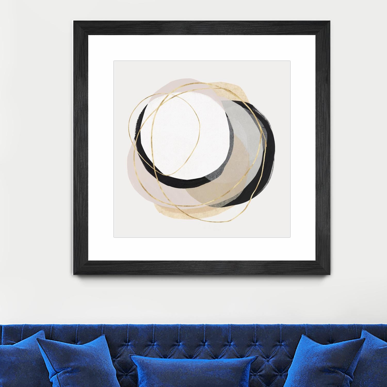 Ring of Gold I by PI Studio on GIANT ART - gold abstract abstract