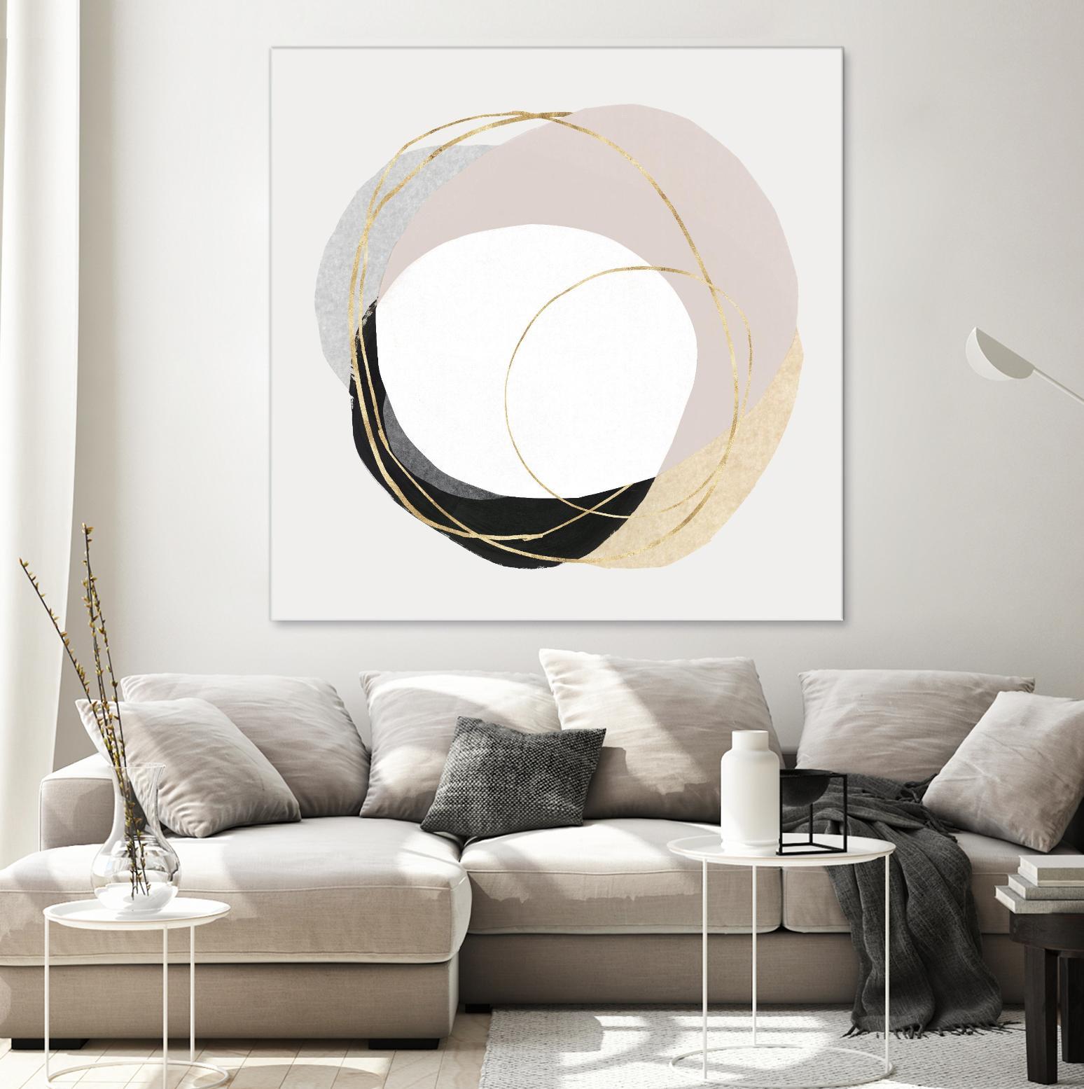 Ring of Gold II by PI Studio on GIANT ART - gold abstract abstract