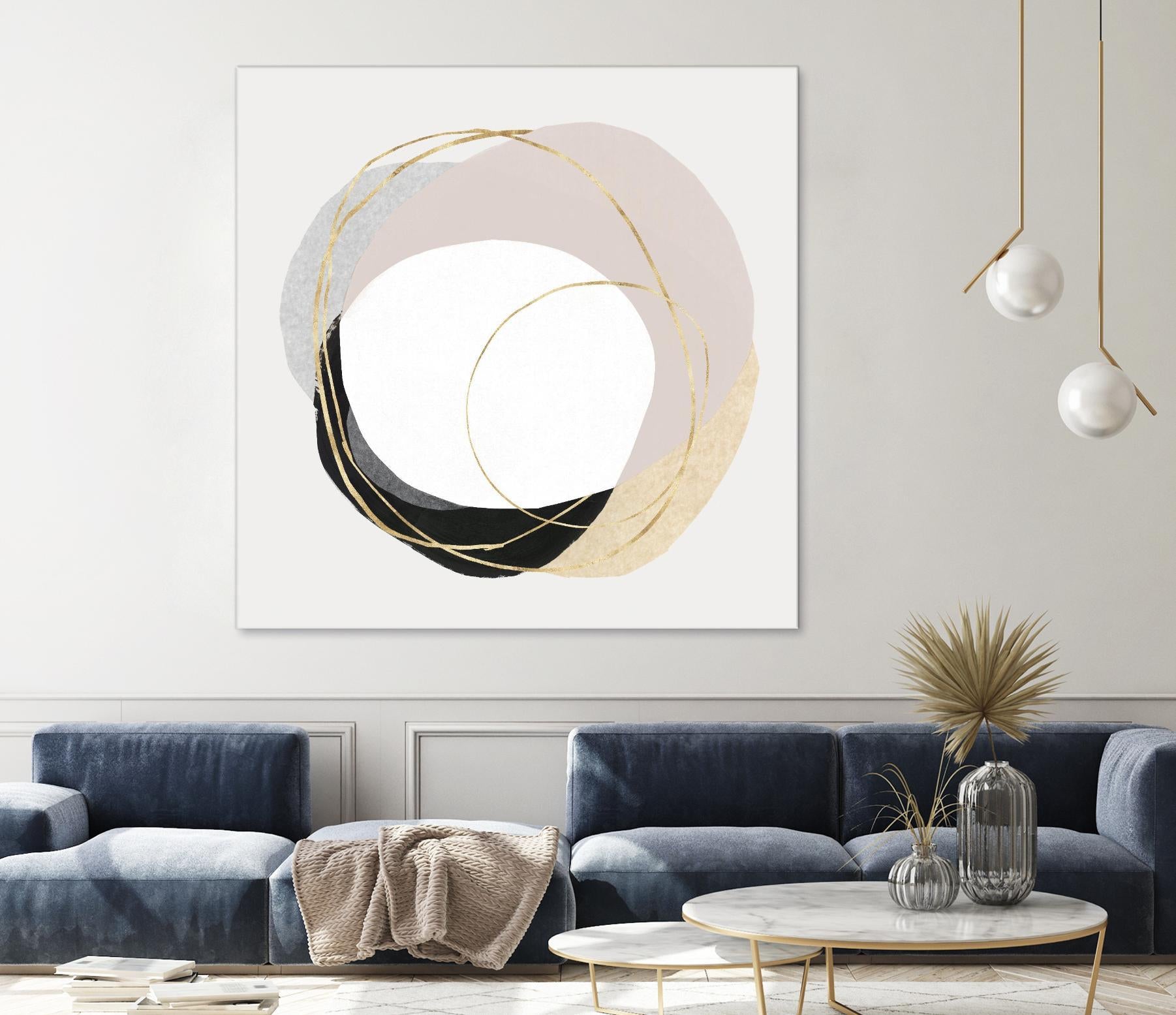 Ring of Gold II by PI Studio on GIANT ART - gold abstract abstract