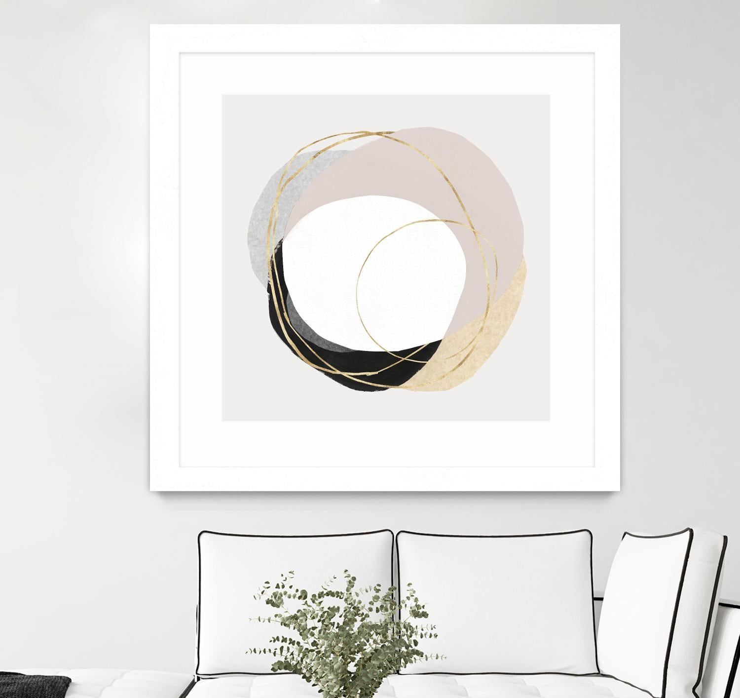 Ring of Gold II by PI Studio on GIANT ART - gold abstract abstract