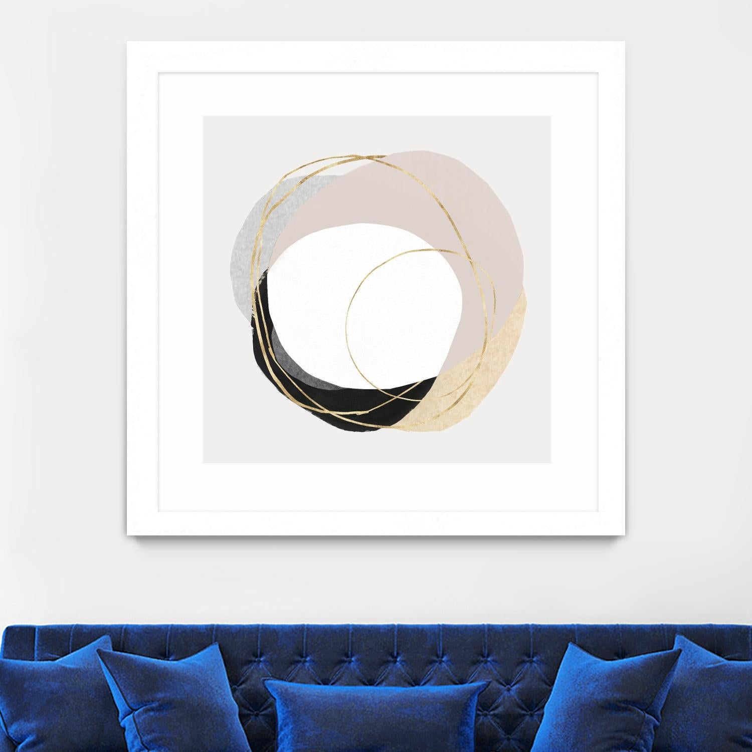 Ring of Gold II by PI Studio on GIANT ART - gold abstract abstract
