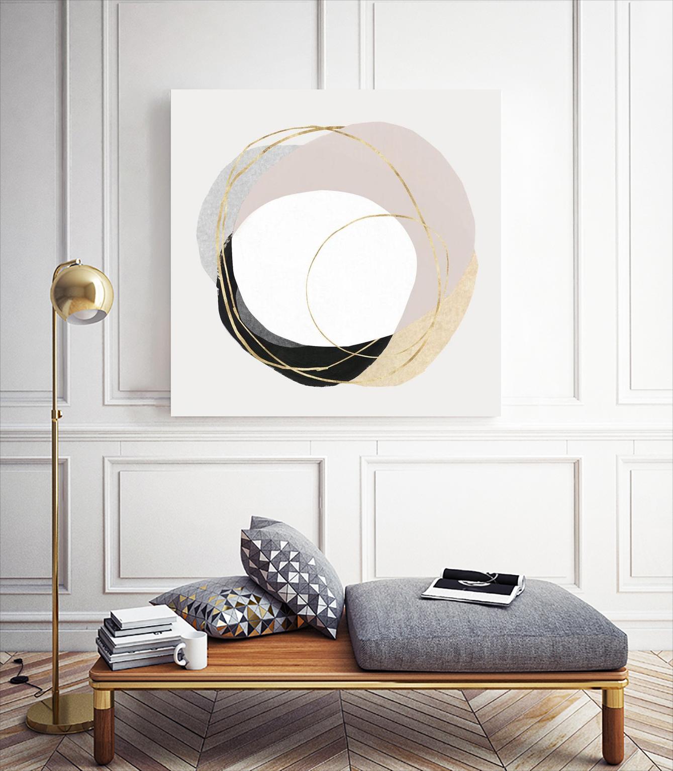 Ring of Gold II by PI Studio on GIANT ART - gold abstract abstract