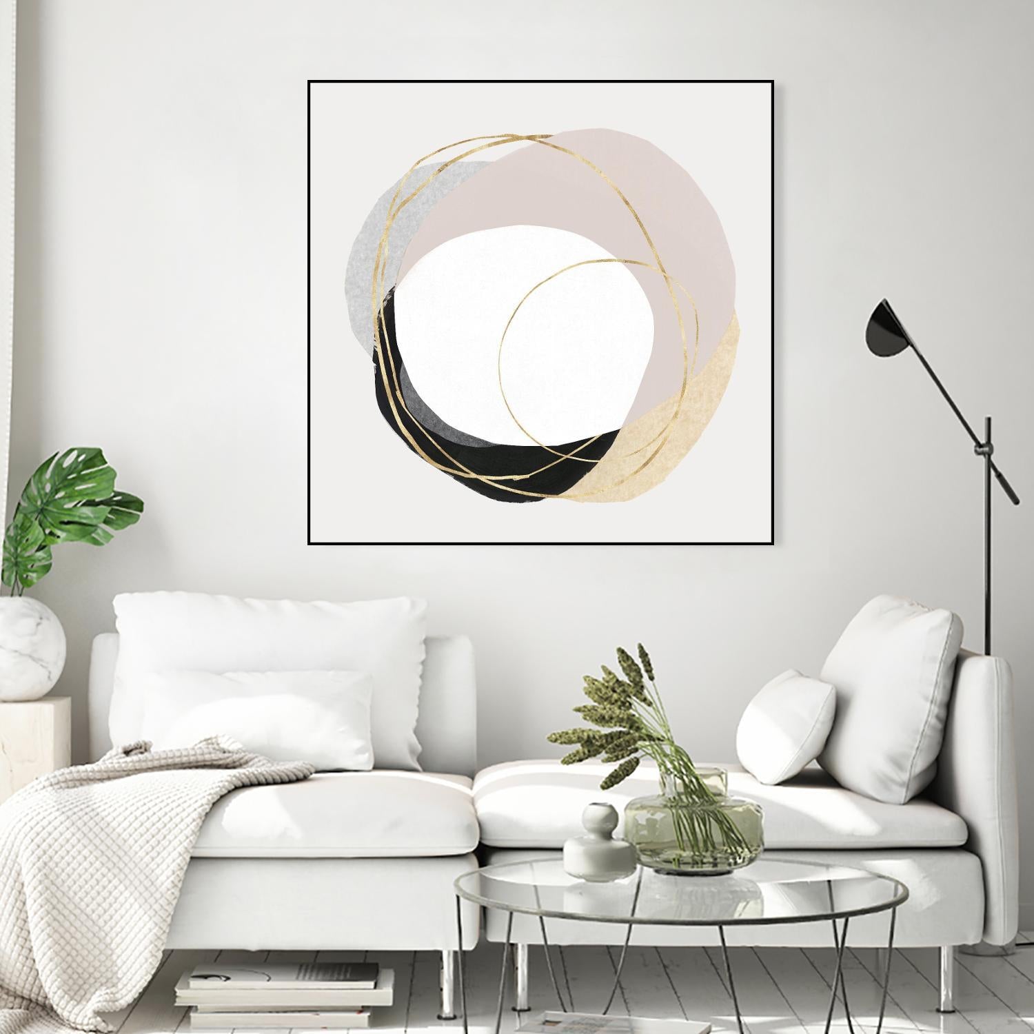 Ring of Gold II by PI Studio on GIANT ART - gold abstract abstract