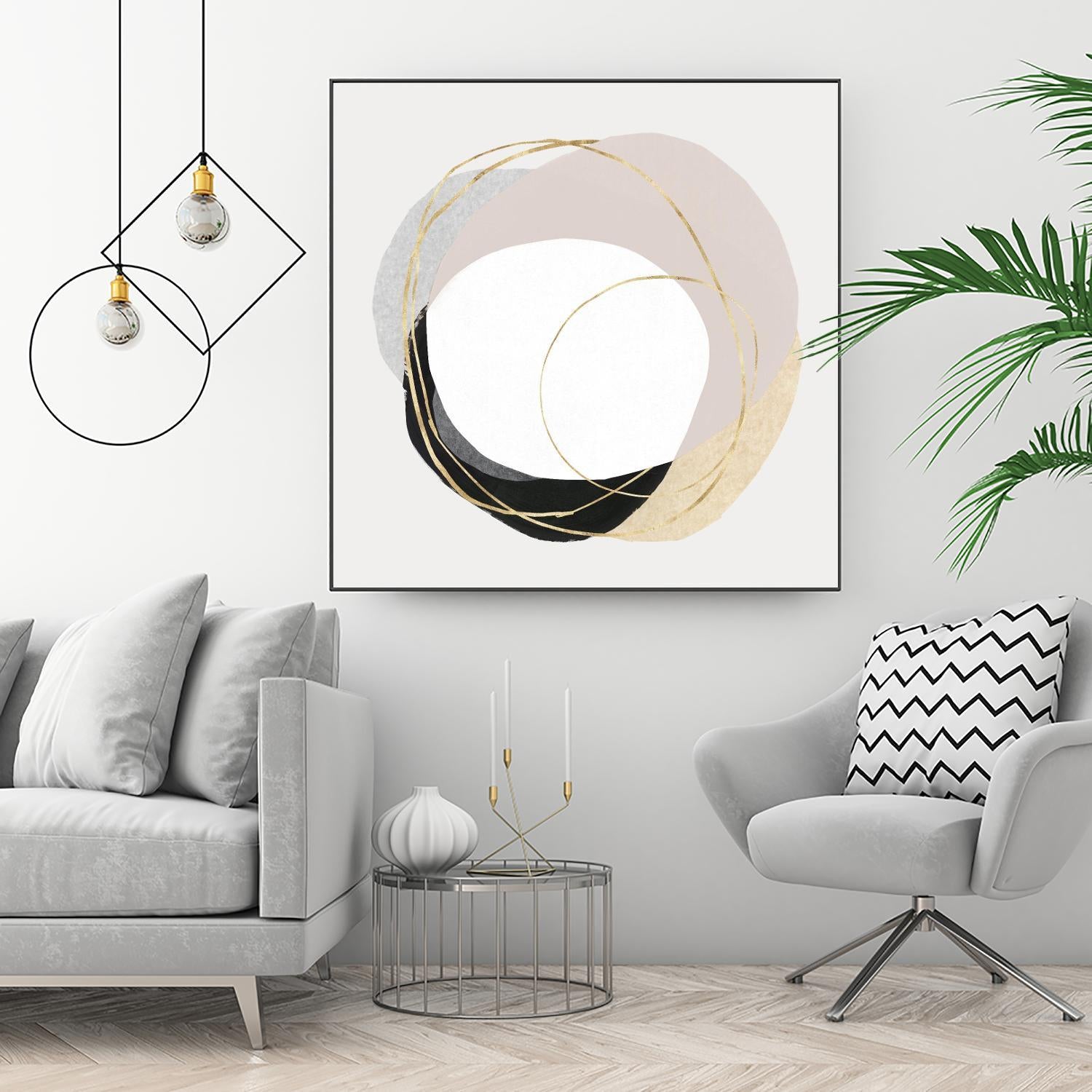 Ring of Gold II by PI Studio on GIANT ART - gold abstract abstract