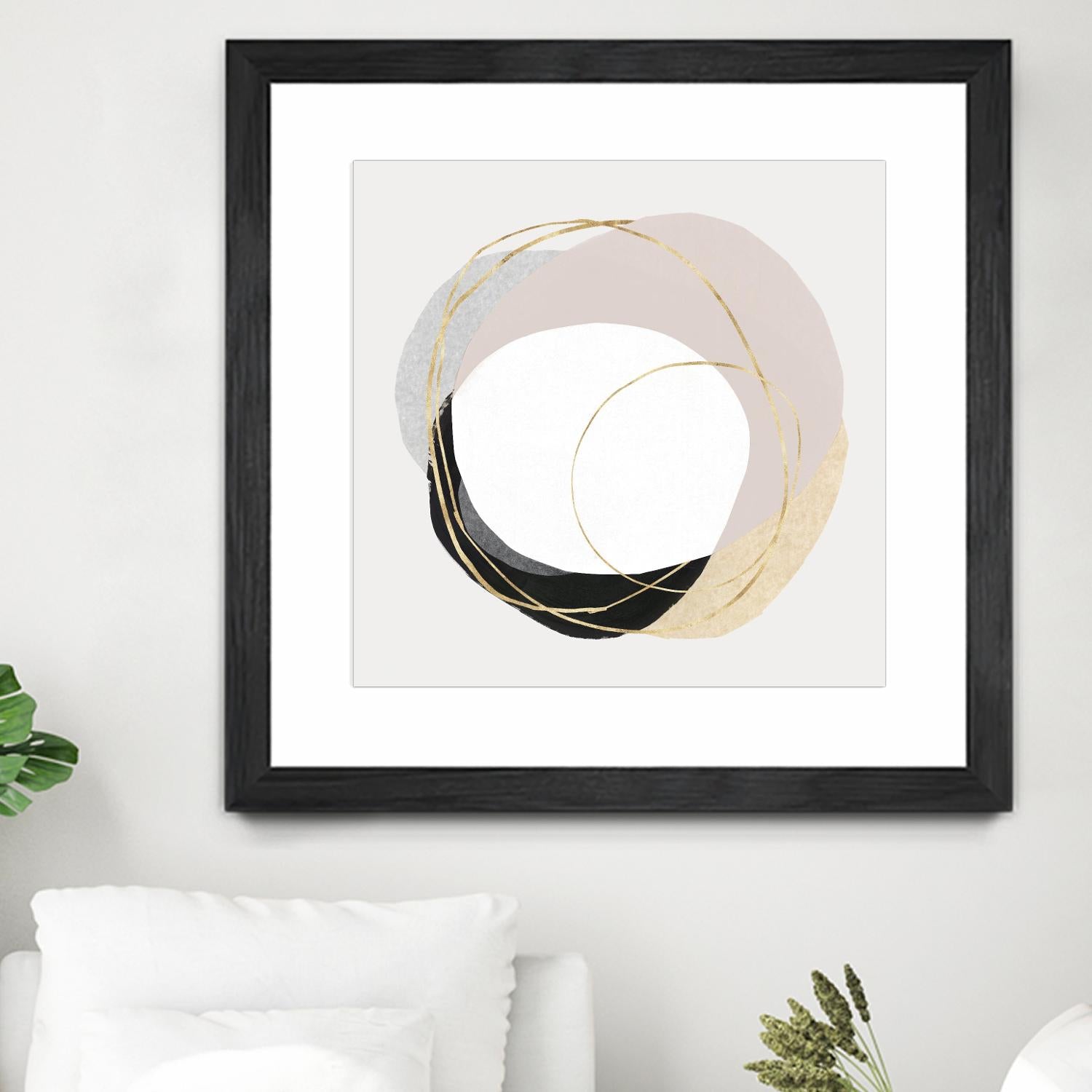 Ring of Gold II by PI Studio on GIANT ART - gold abstract abstract