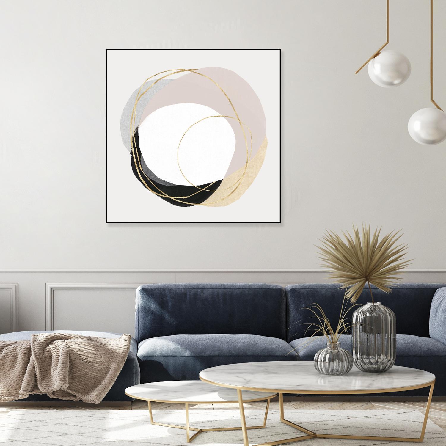 Ring of Gold II by PI Studio on GIANT ART - gold abstract abstract
