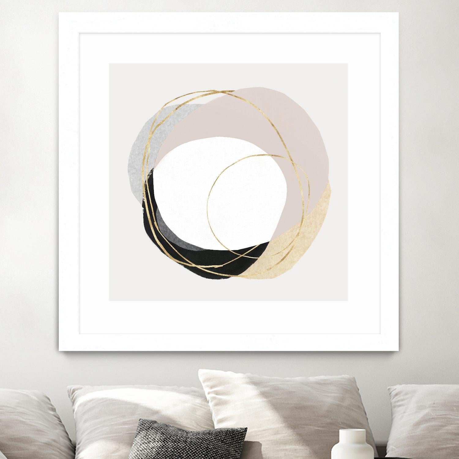Ring of Gold II by PI Studio on GIANT ART - gold abstract abstract