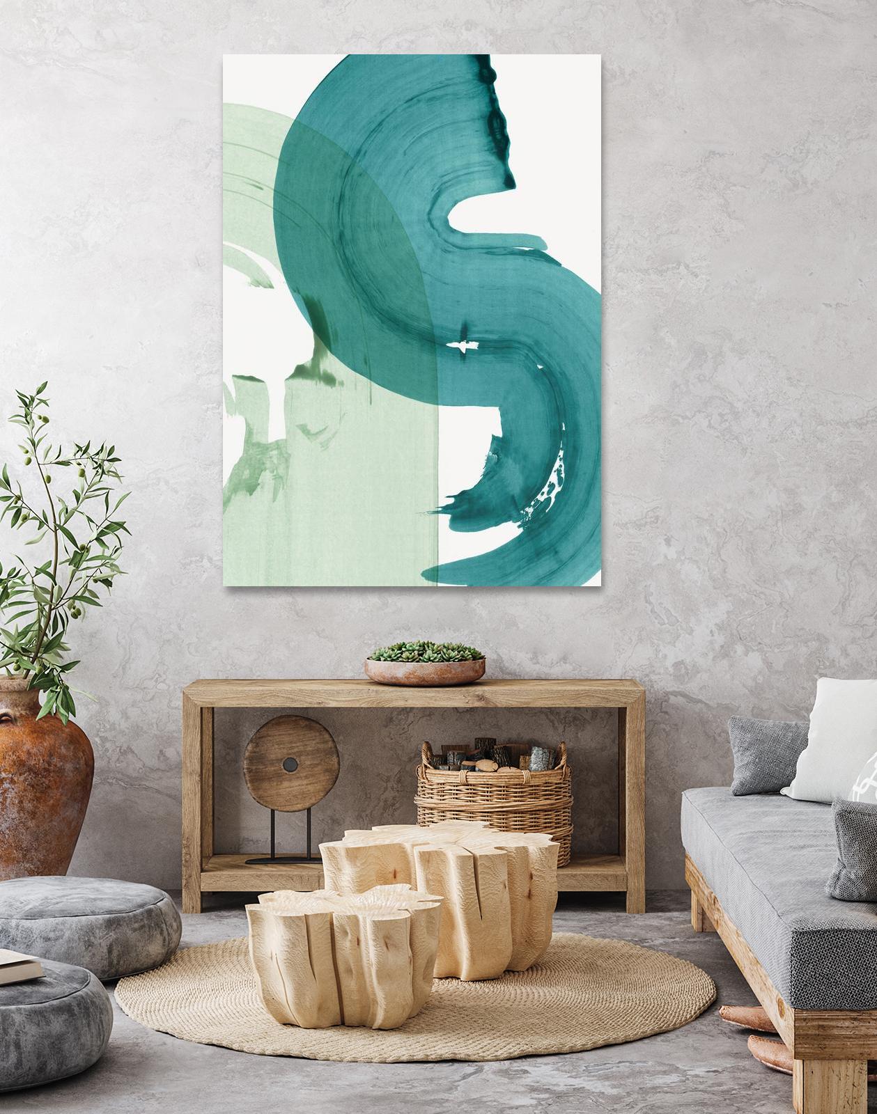 Green Movement I by PI Studio on GIANT ART - green abstract abstract