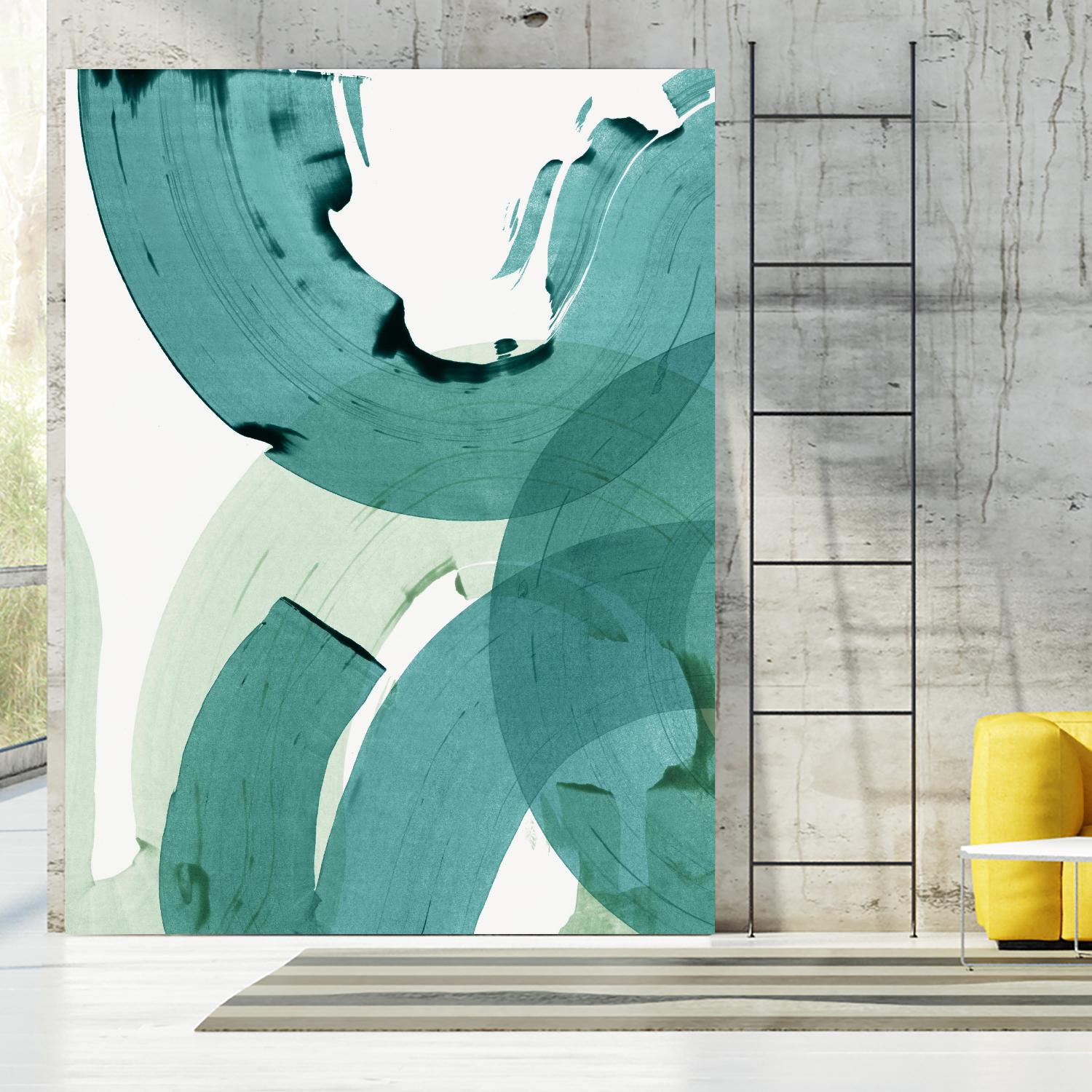 Green Movement II by PI Studio on GIANT ART - green abstract abstract