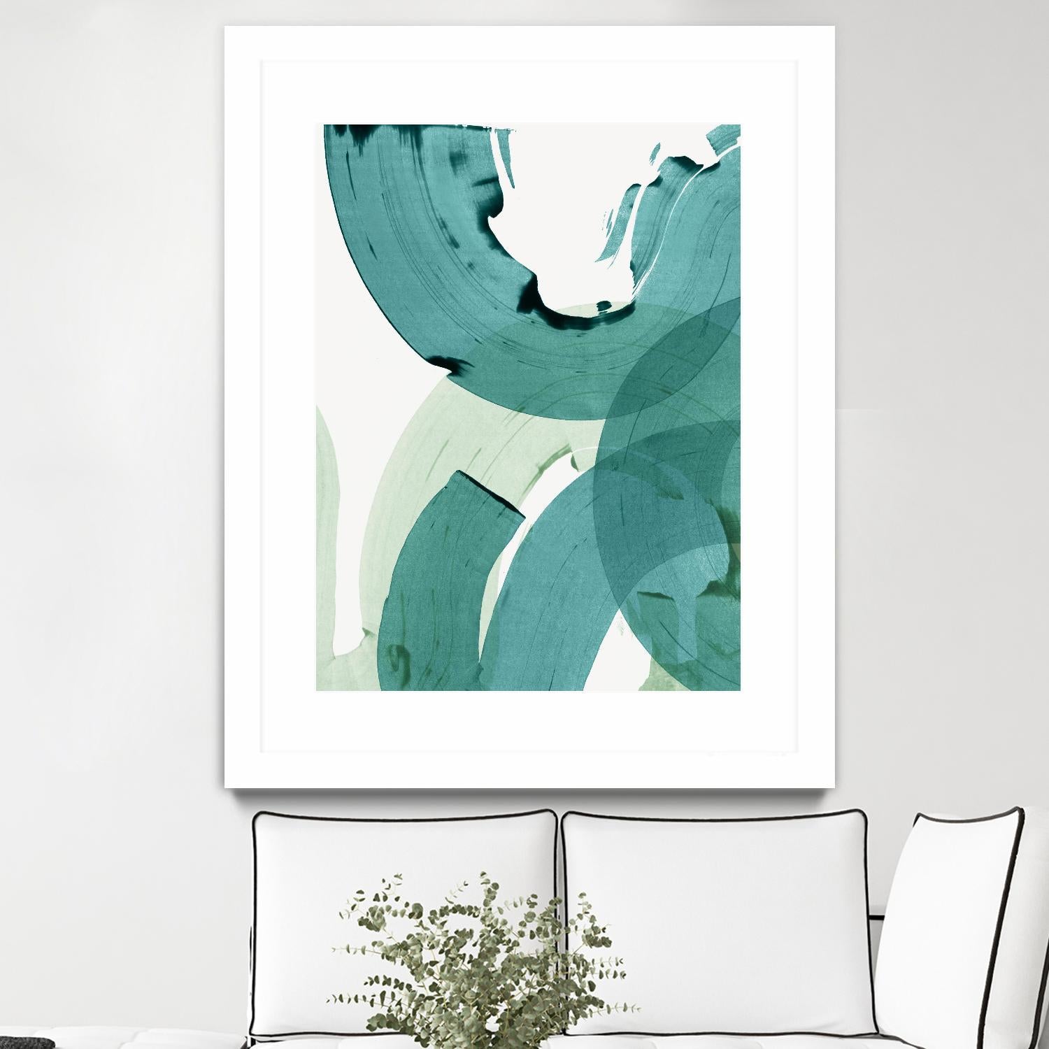 Green Movement II by PI Studio on GIANT ART - green abstract abstract