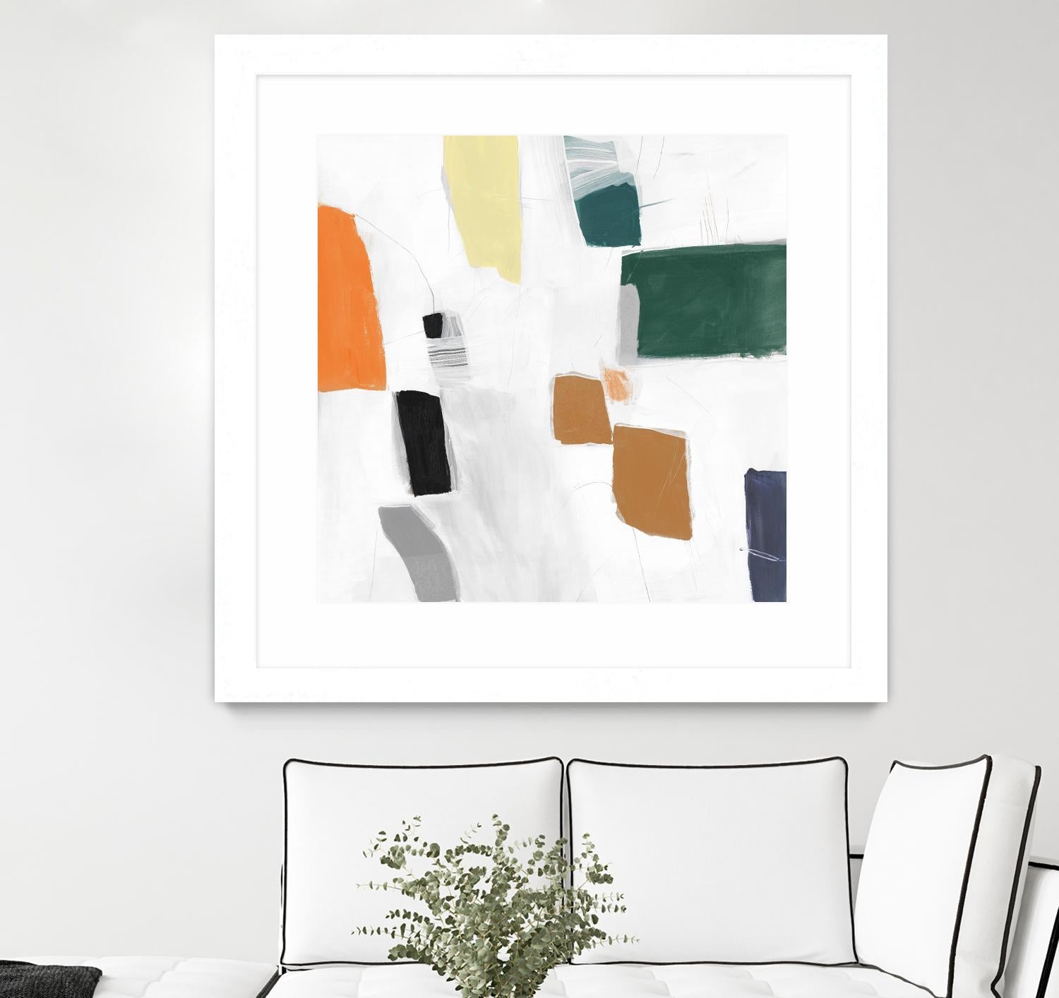 Reflecting Love I by PI Studio on GIANT ART - orange abstract abstract