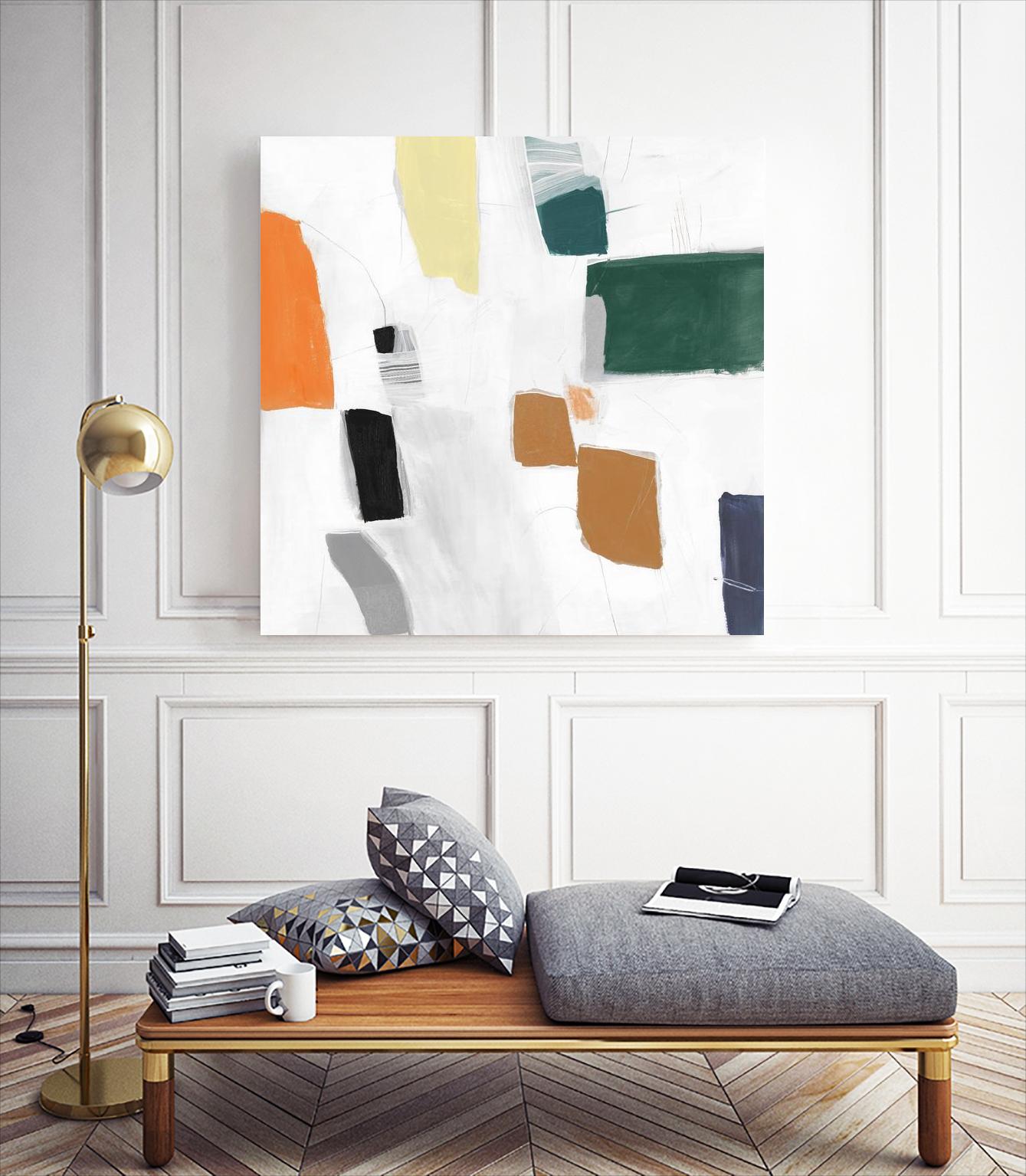 Reflecting Love I by PI Studio on GIANT ART - orange abstract abstract