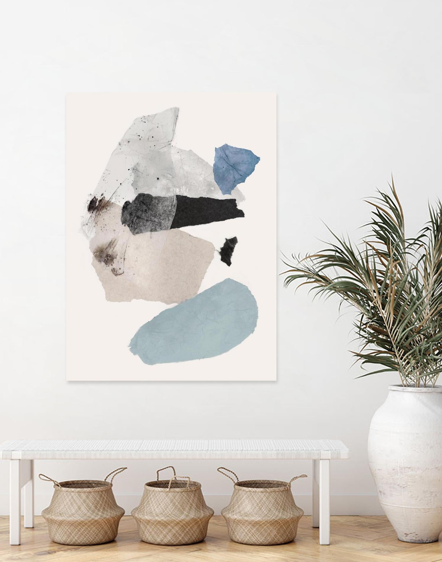 Pieces of Fun II by PI Studio on GIANT ART - beige abstract