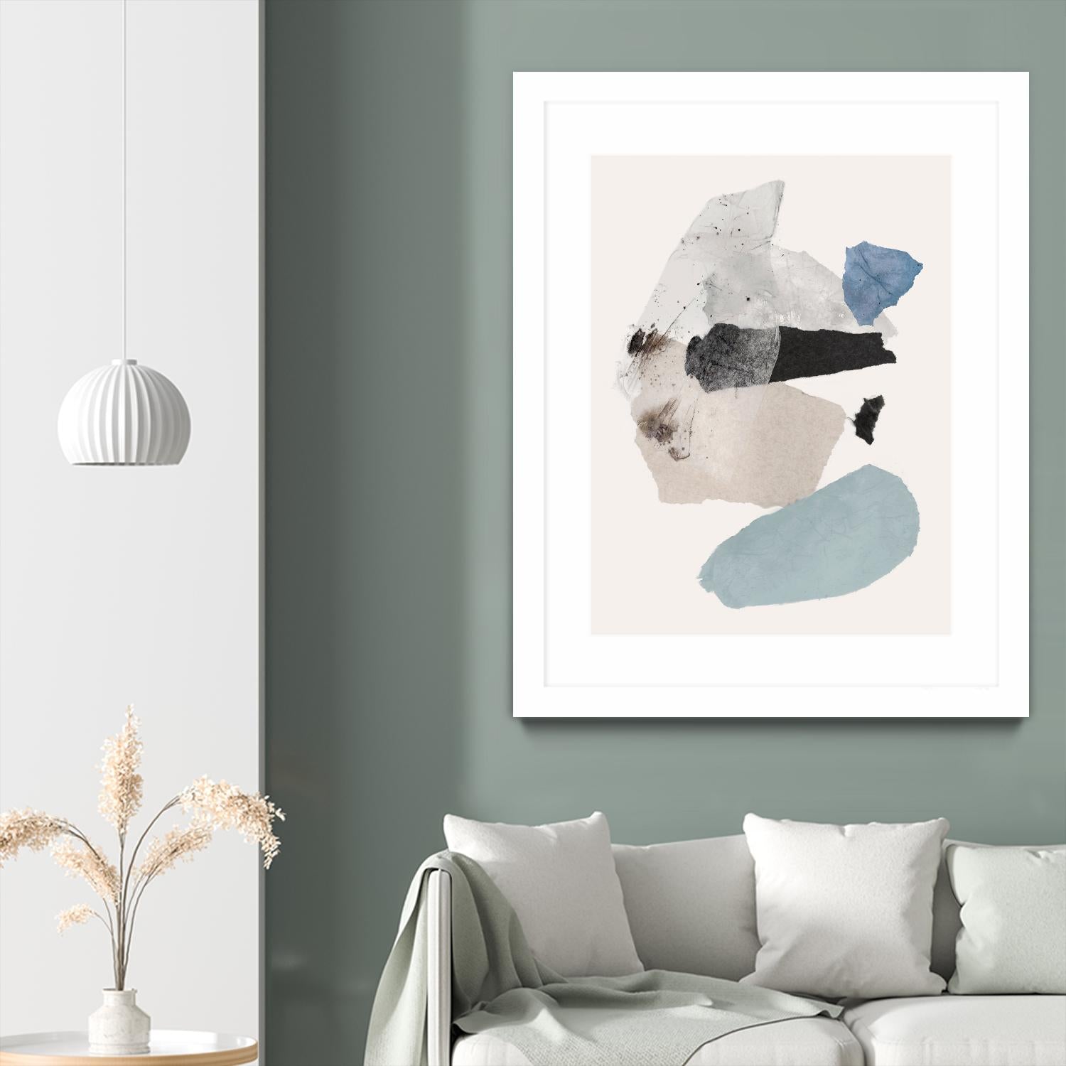 Pieces of Fun II by PI Studio on GIANT ART - beige abstract