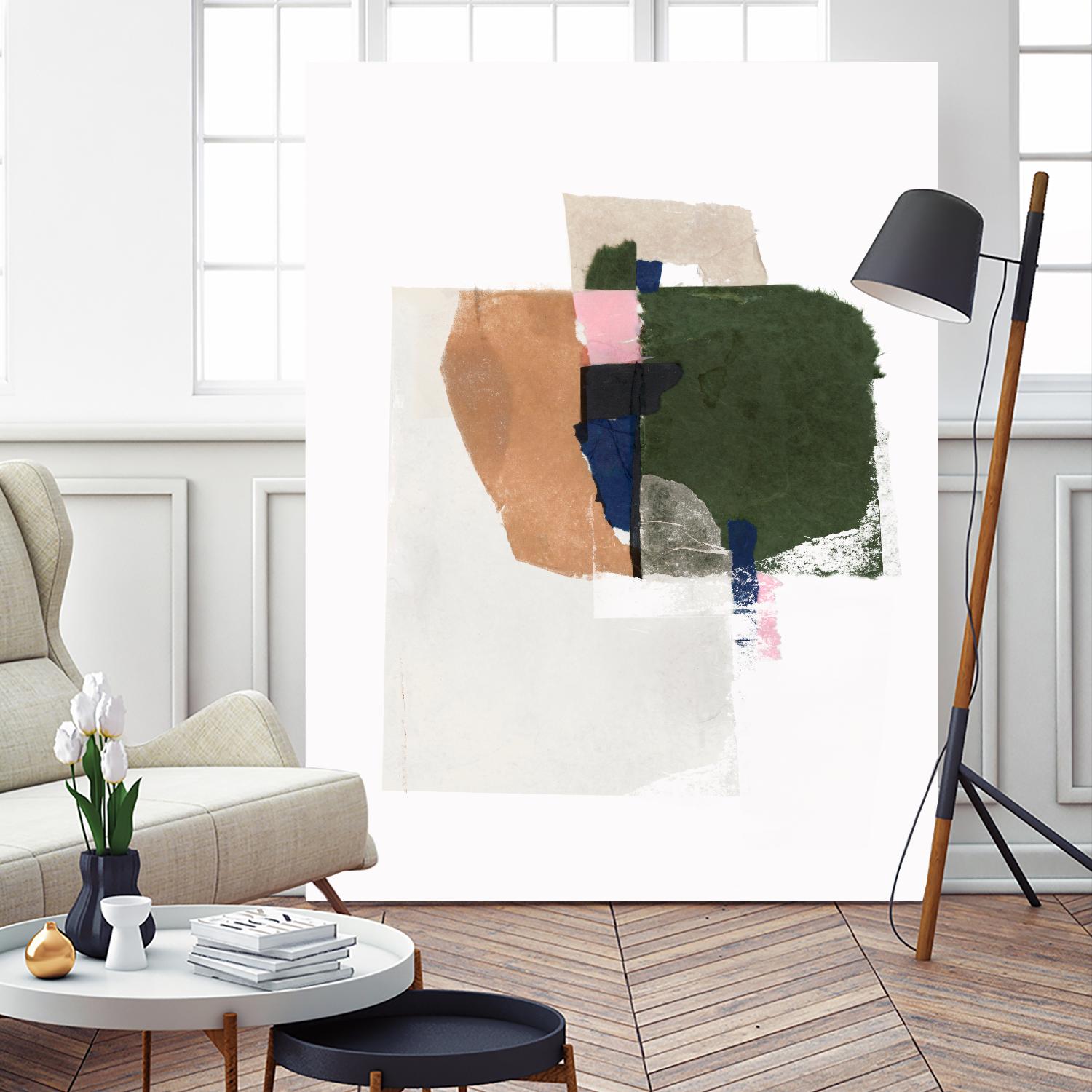 Patchwork Pieces I by PI Studio on GIANT ART - abstract