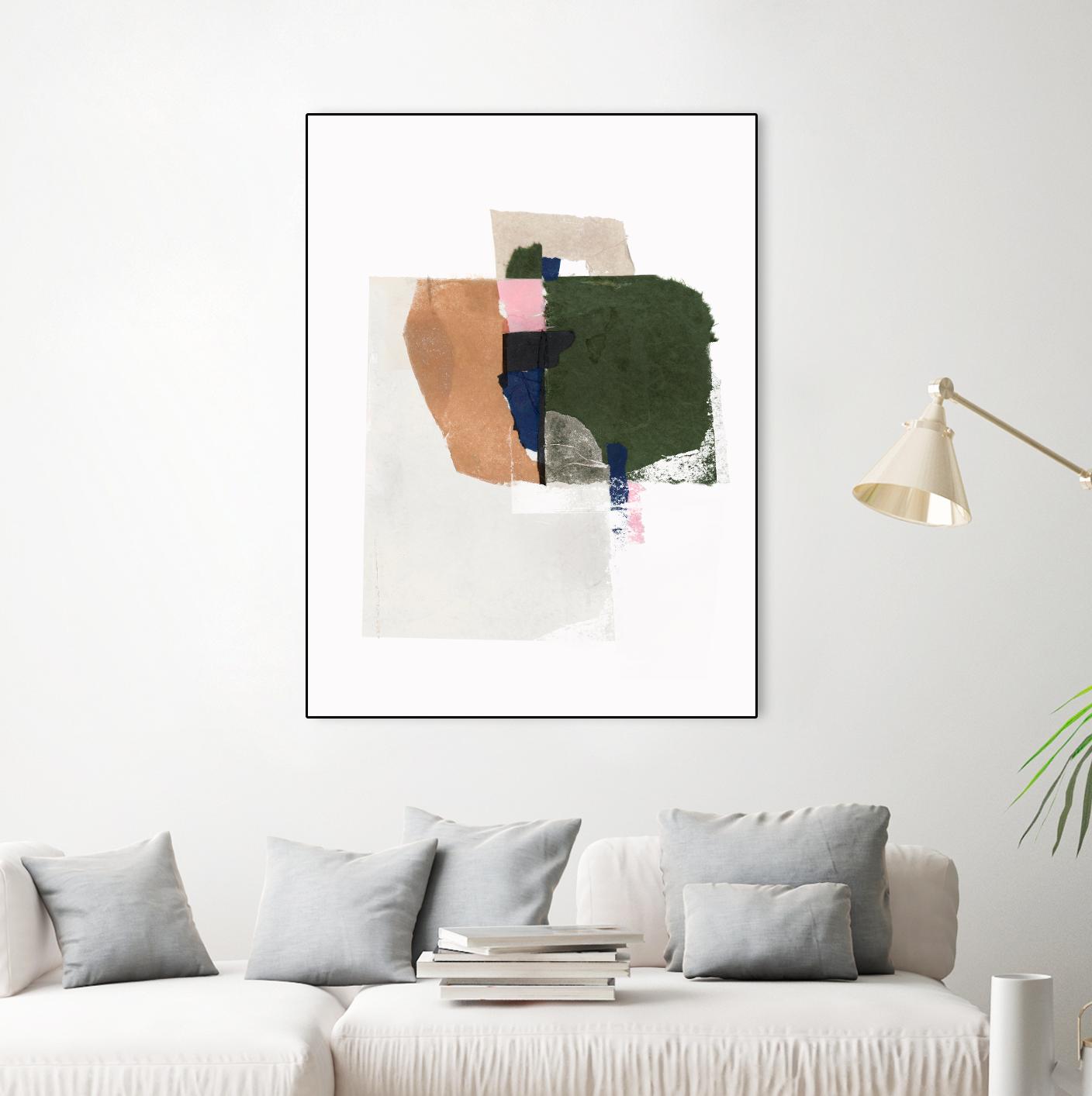 Patchwork Pieces I by PI Studio on GIANT ART - abstract