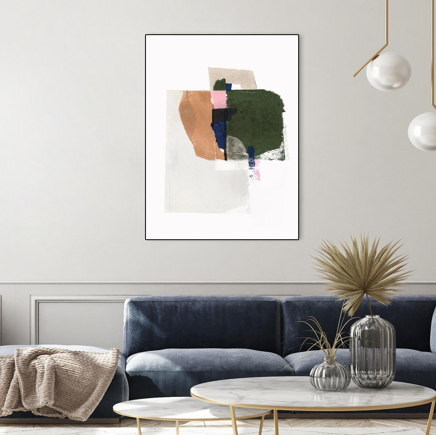 Patchwork Pieces I by PI Studio on GIANT ART - abstract