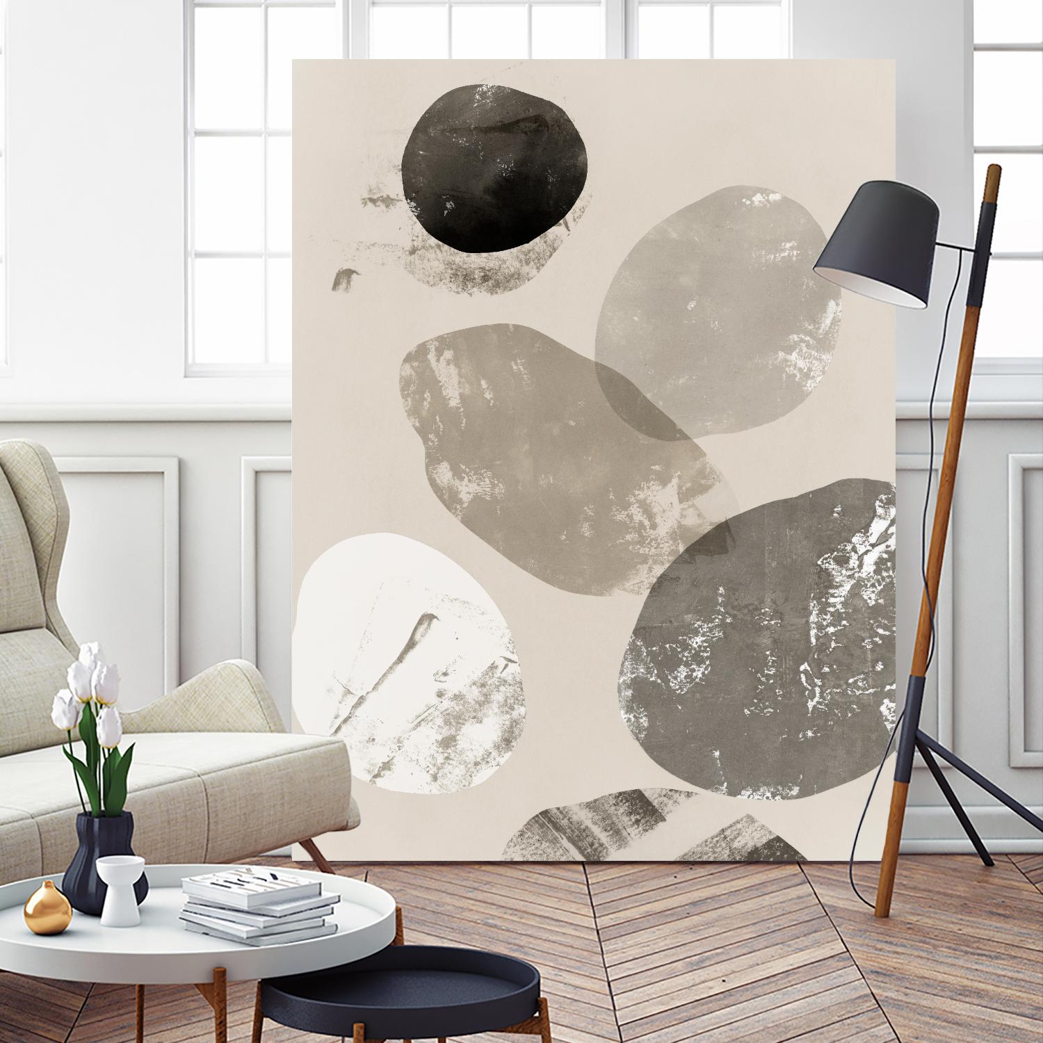 Floating Rocks I by PI Studio on GIANT ART - abstract