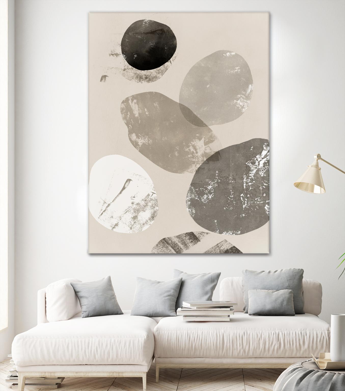 Floating Rocks I by PI Studio on GIANT ART - abstract
