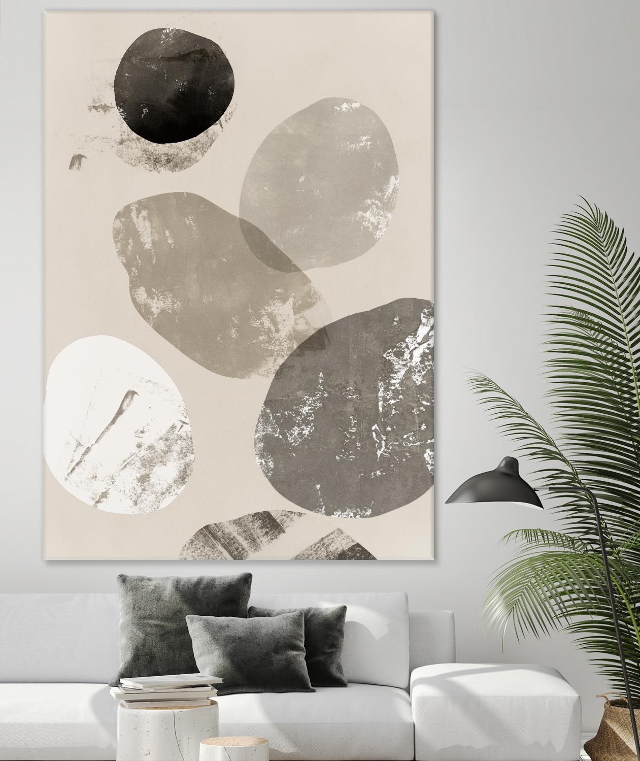 Floating Rocks I by PI Studio on GIANT ART - abstract