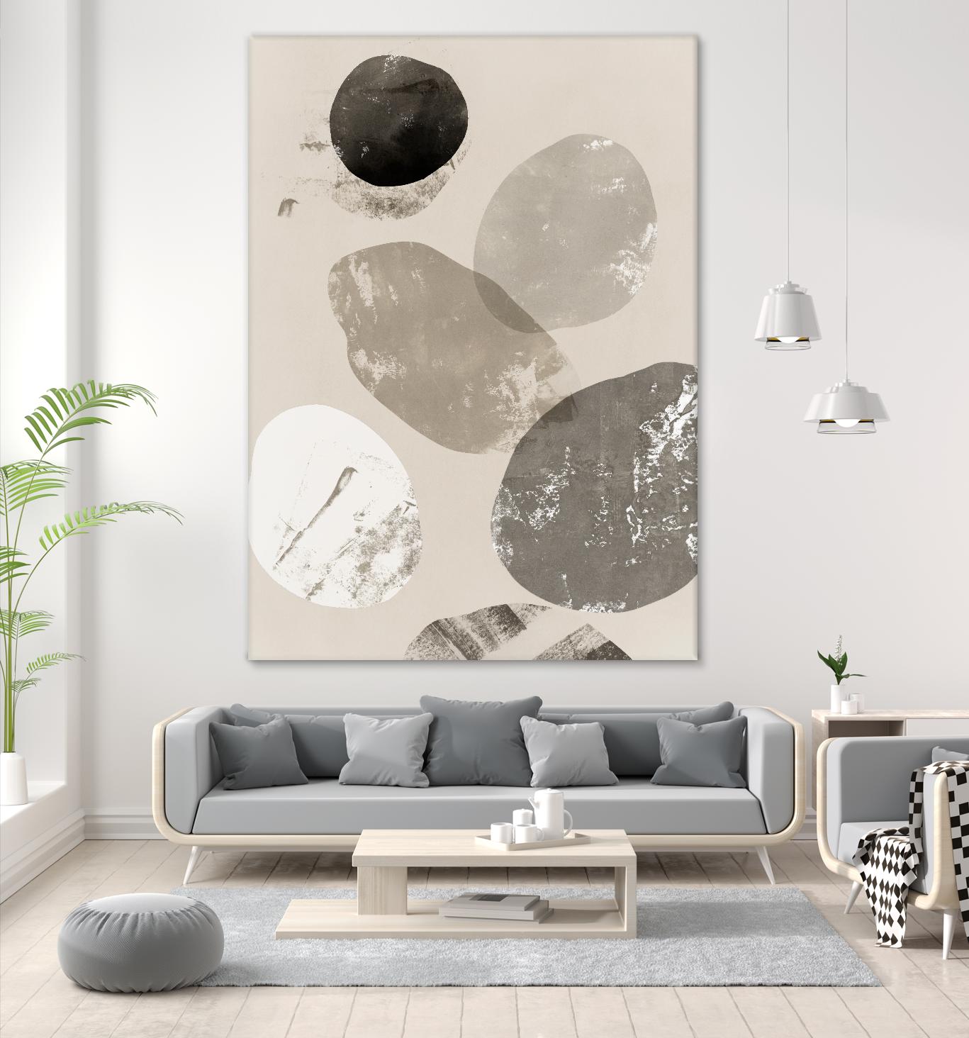 Floating Rocks I by PI Studio on GIANT ART - abstract