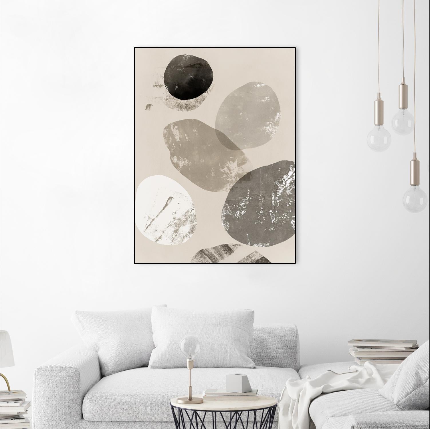 Floating Rocks I by PI Studio on GIANT ART - abstract