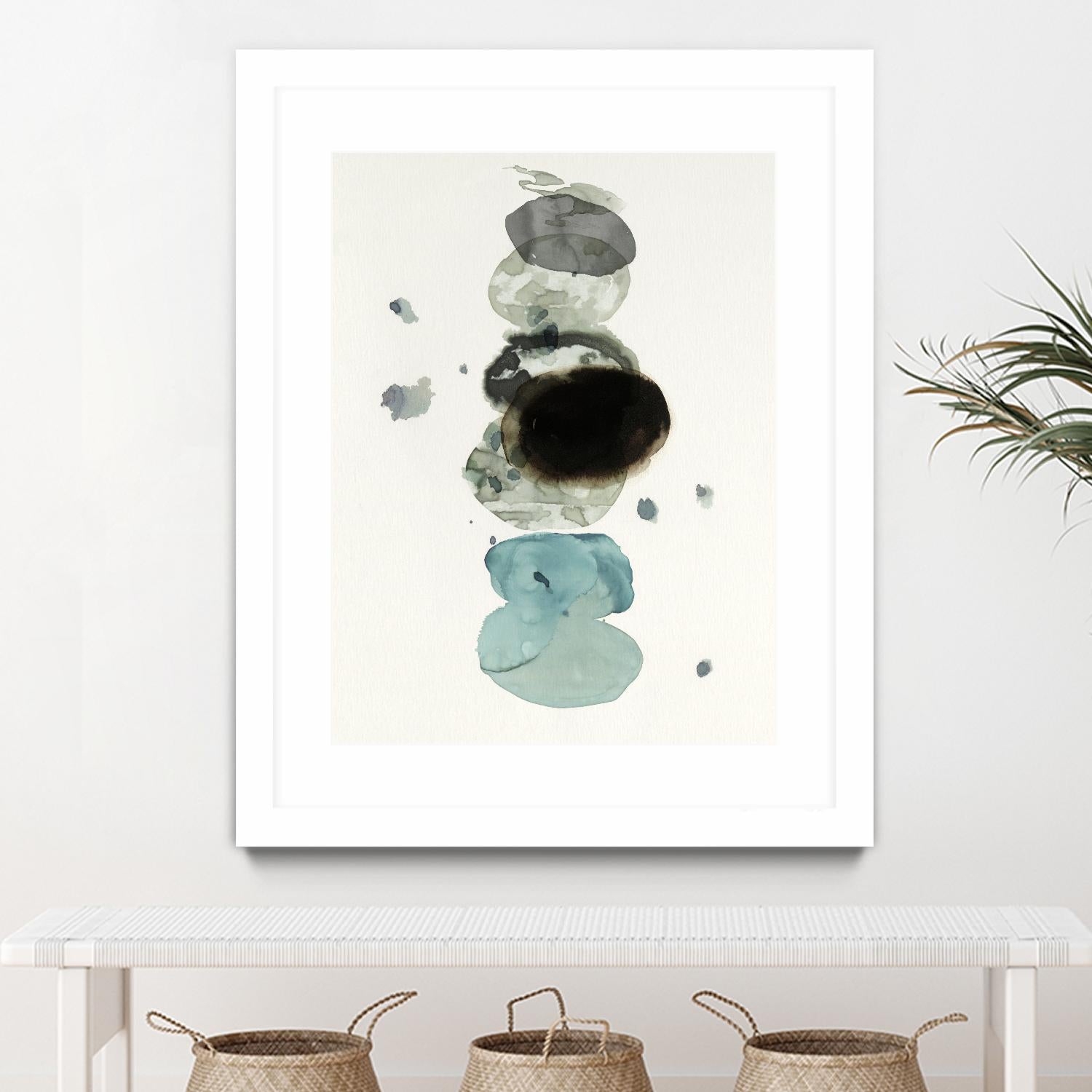 In Order I by PI Studio on GIANT ART - green abstract