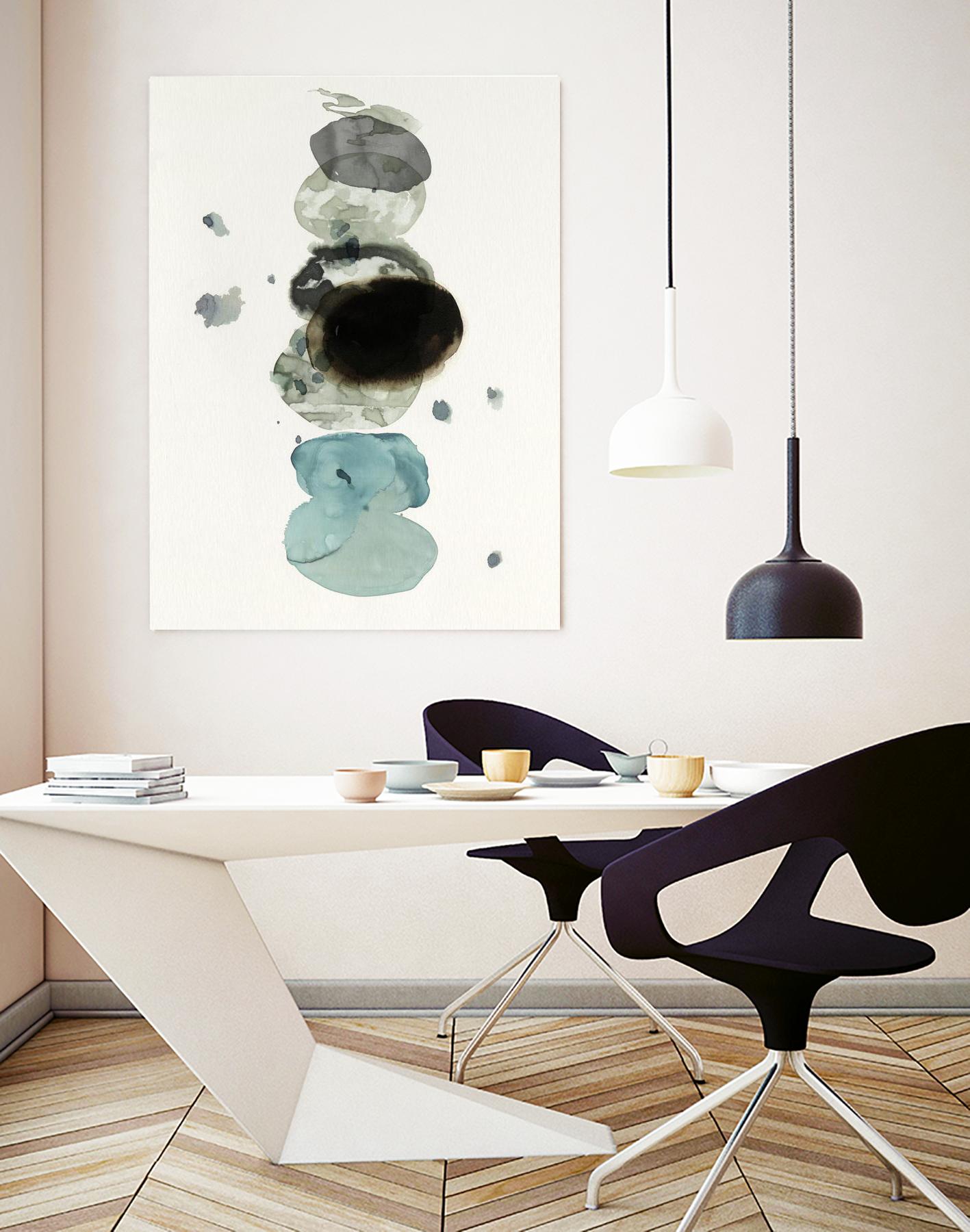 In Order I by PI Studio on GIANT ART - green abstract