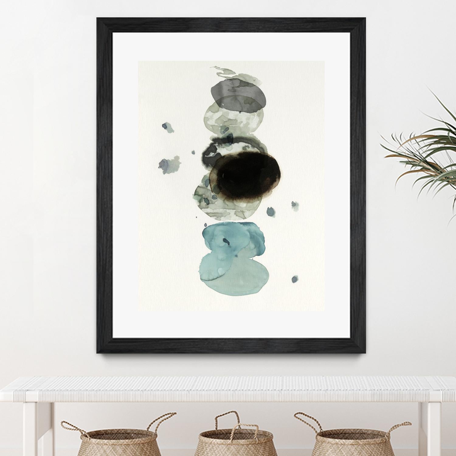 In Order I by PI Studio on GIANT ART - green abstract