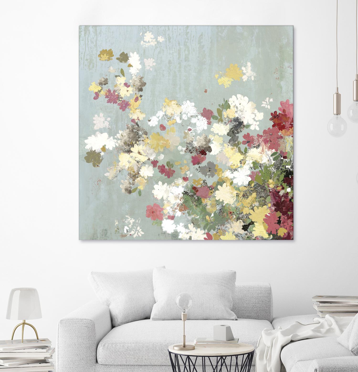 Abstract Bouquet I by Allison Pearce on GIANT ART - white floral