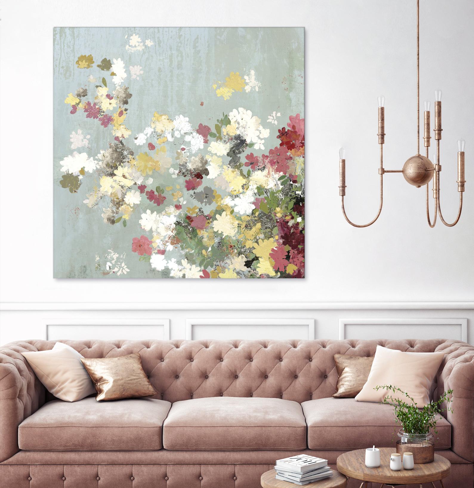 Abstract Bouquet I by Allison Pearce on GIANT ART - white floral
