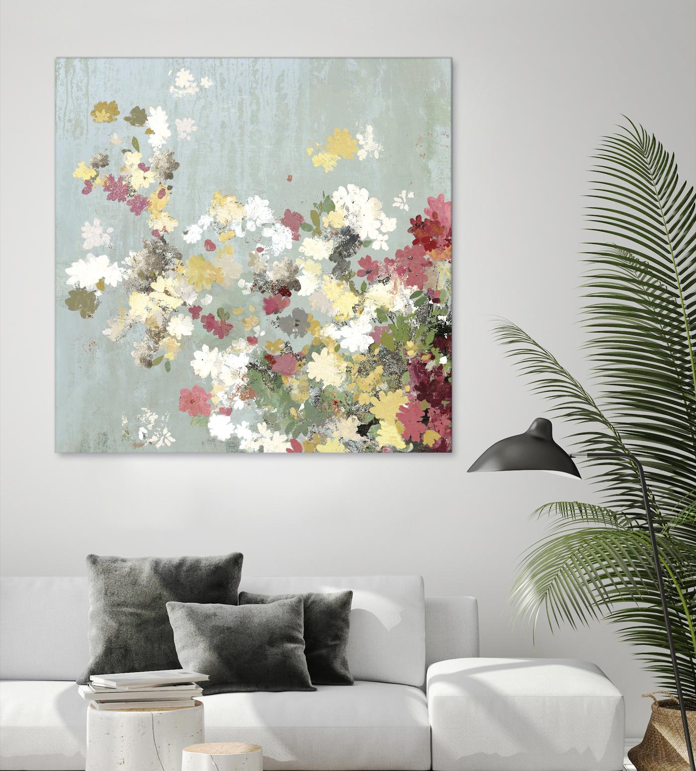 Abstract Bouquet I by Allison Pearce on GIANT ART - white floral