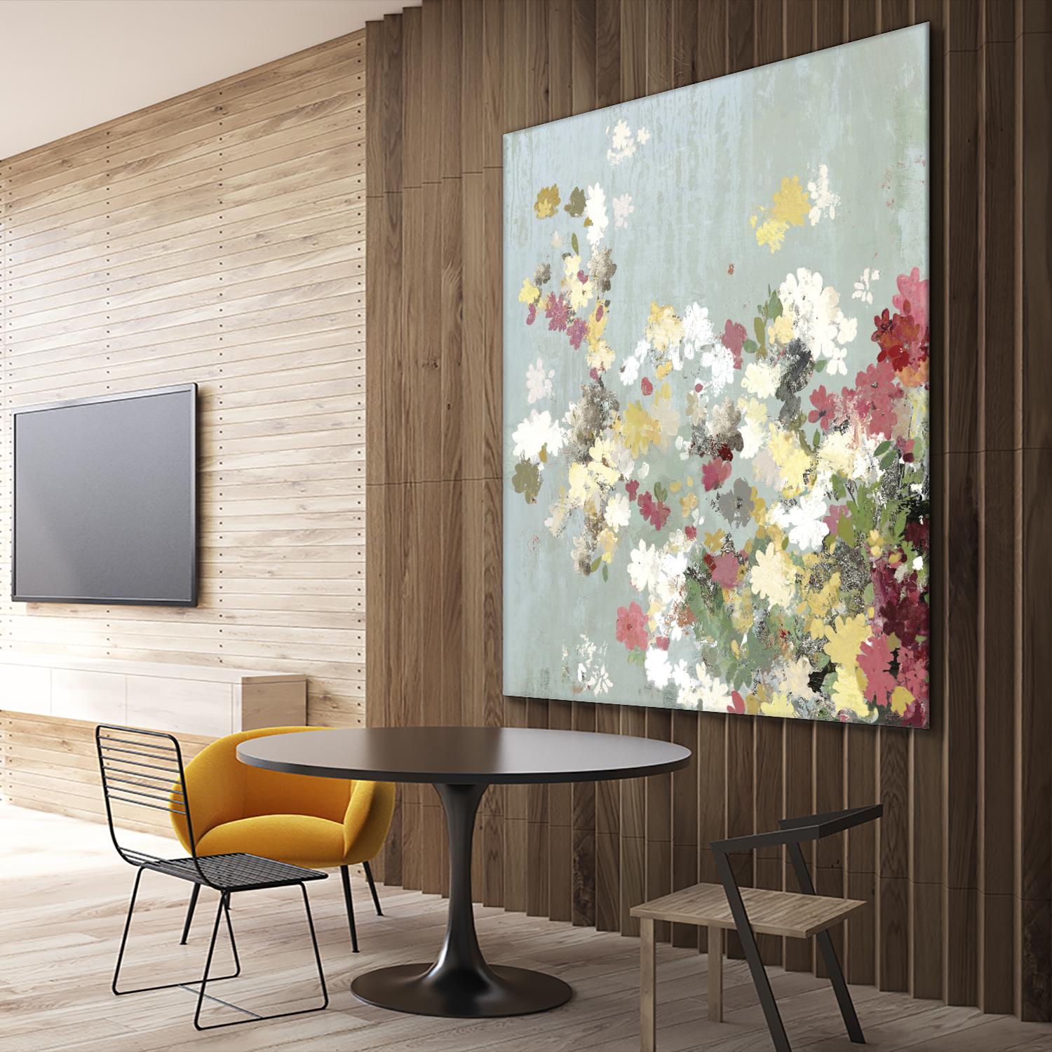 Abstract Bouquet I by Allison Pearce on GIANT ART - white floral