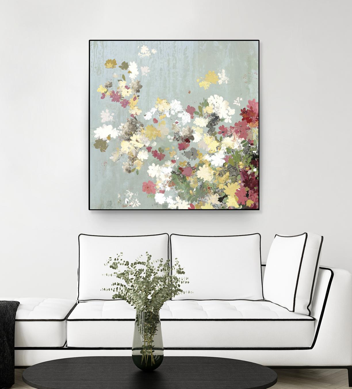 Abstract Bouquet I by Allison Pearce on GIANT ART - white floral