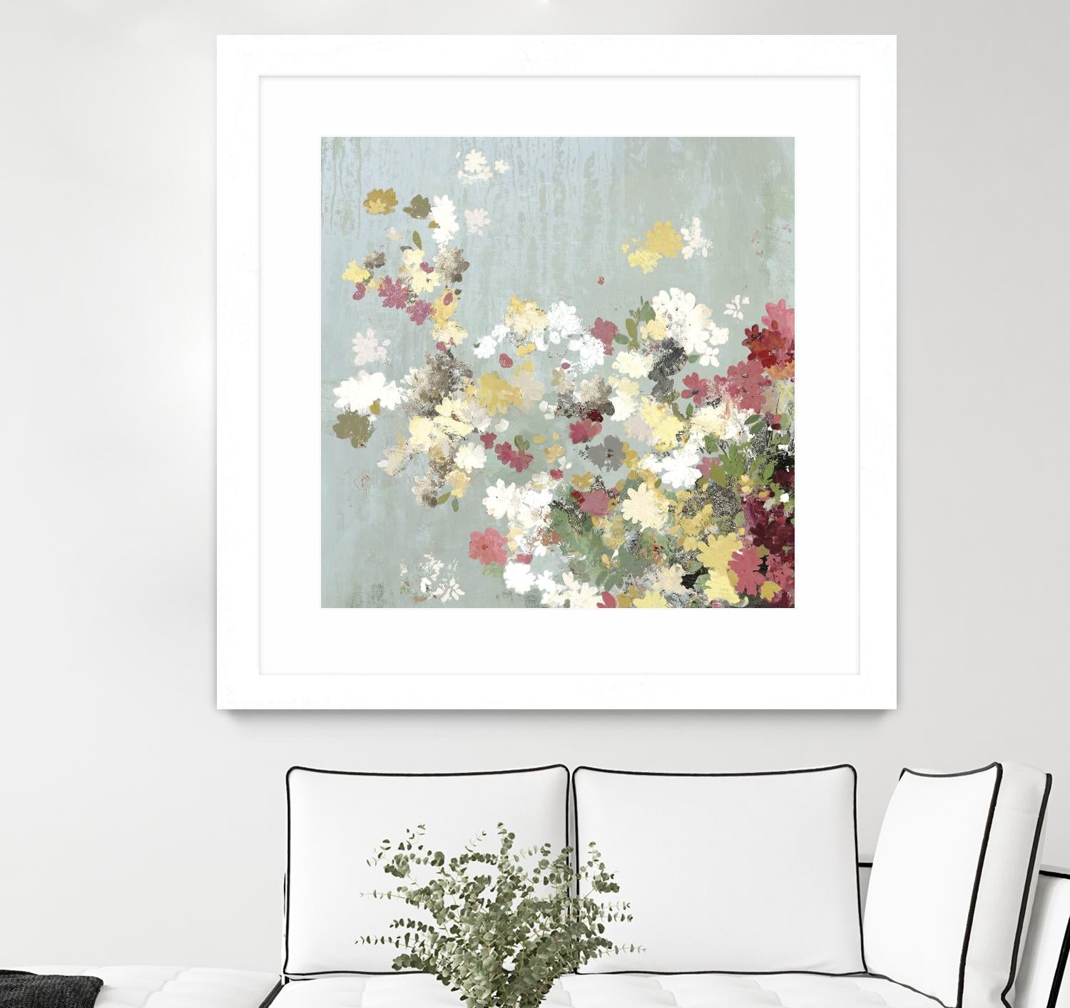 Abstract Bouquet I by Allison Pearce on GIANT ART - white floral