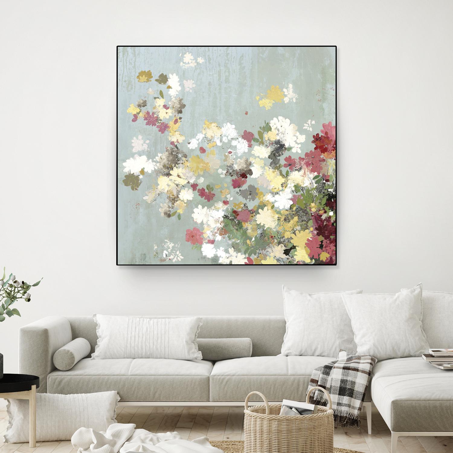 Abstract Bouquet I by Allison Pearce on GIANT ART - white floral