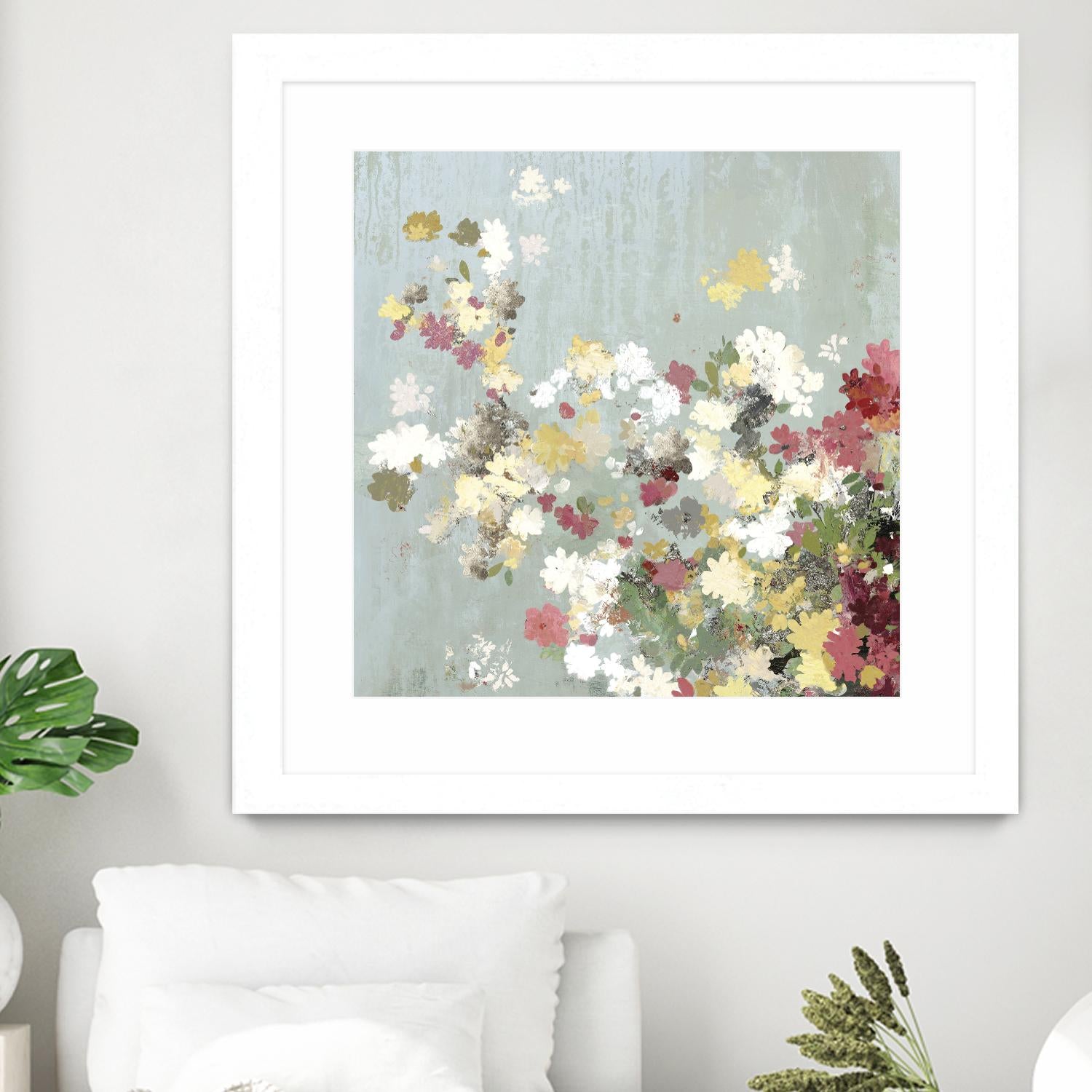 Abstract Bouquet I by Allison Pearce on GIANT ART - white floral