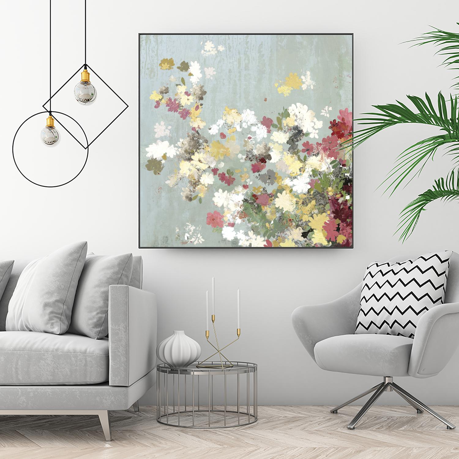 Abstract Bouquet I by Allison Pearce on GIANT ART - white floral