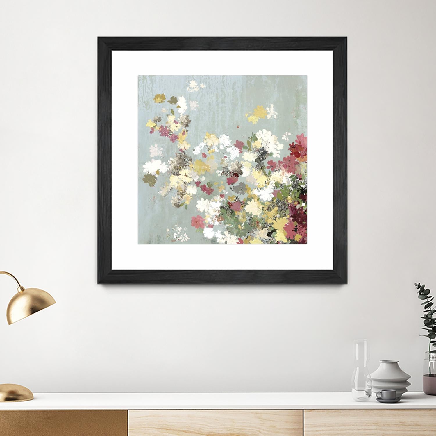 Abstract Bouquet I by Allison Pearce on GIANT ART - white floral