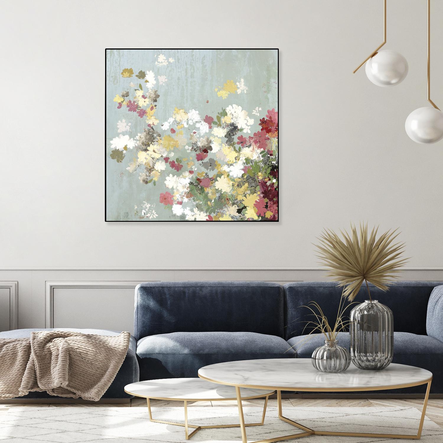 Abstract Bouquet I by Allison Pearce on GIANT ART - white floral