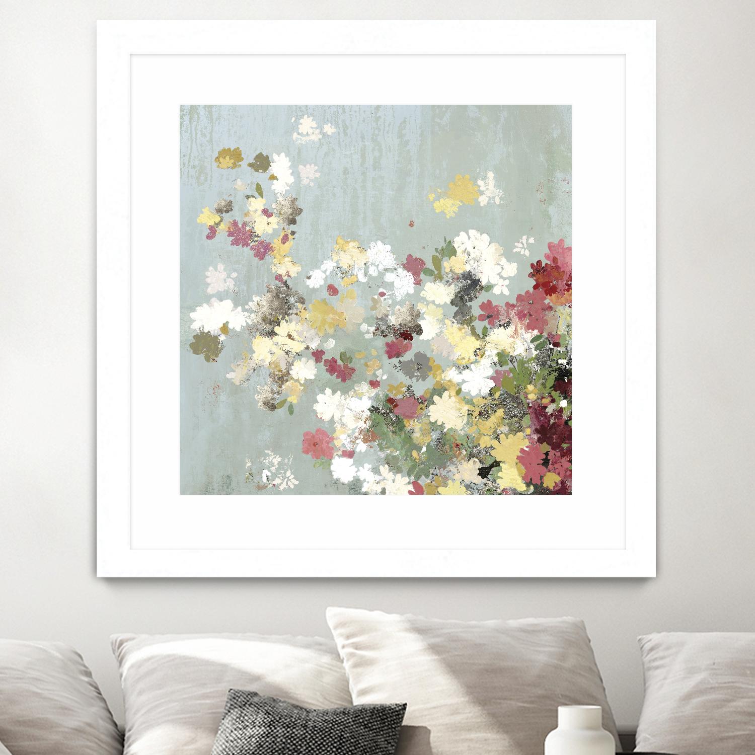 Abstract Bouquet I by Allison Pearce on GIANT ART - white floral