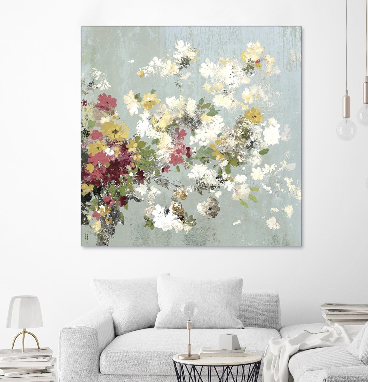 Abstract Bouquet II by Allison Pearce on GIANT ART - white floral