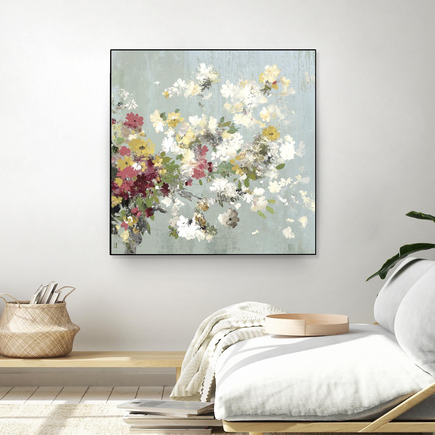 Abstract Bouquet II by Allison Pearce on GIANT ART - white floral