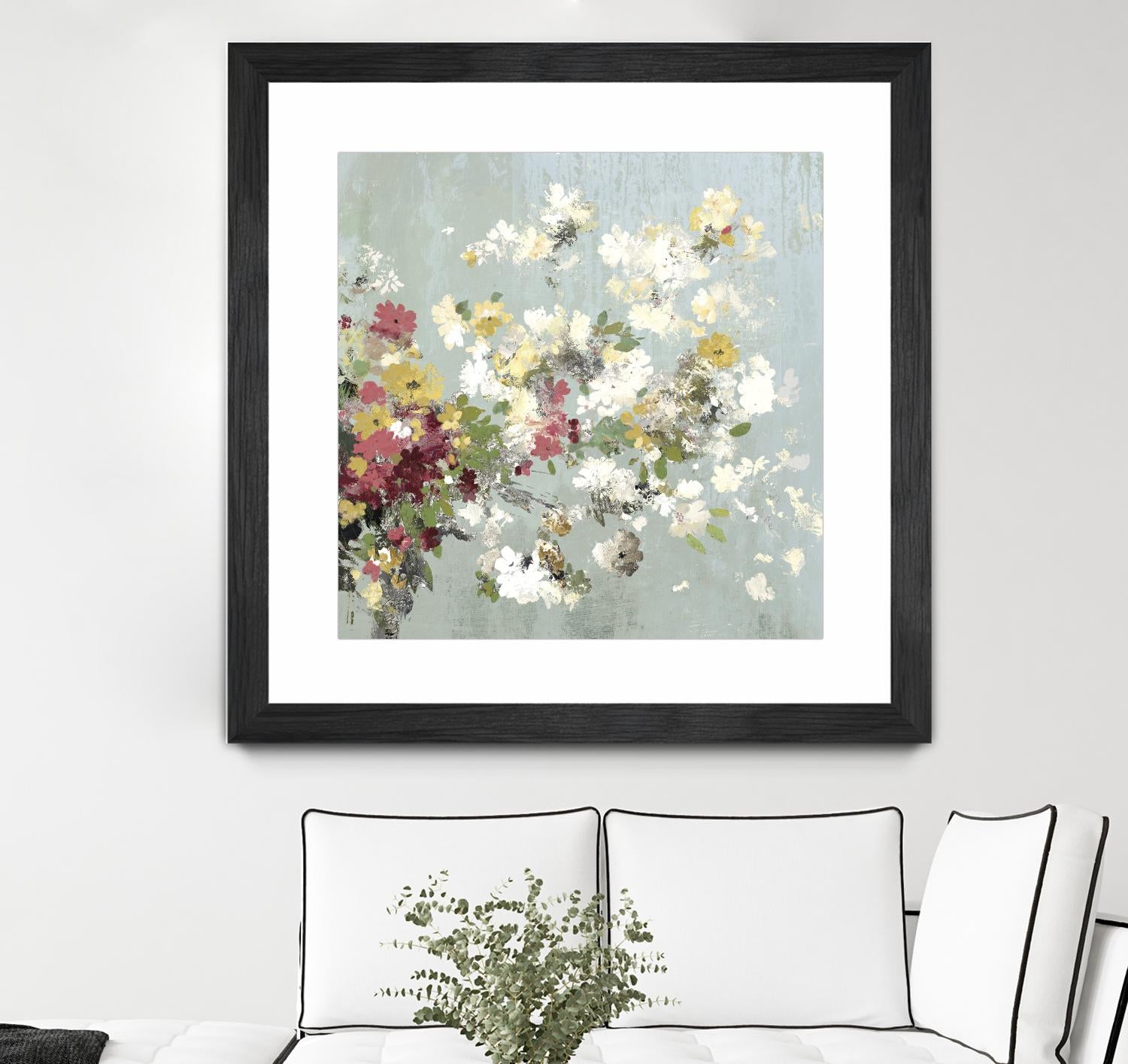 Abstract Bouquet II by Allison Pearce on GIANT ART - white floral